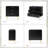 Shawnda 31.5'' W Modern 3 Drawer Fluted Dresser with Metal Legs-1215619043