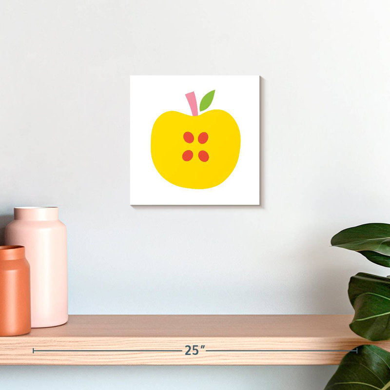 Yarlin Yellow Apple, 10" H x 10" W