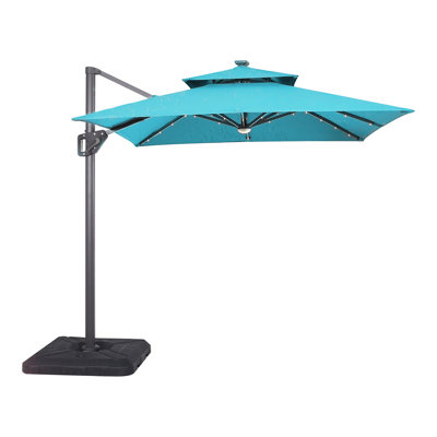 Sopha 98.5'' Lighted Cantilever Umbrella