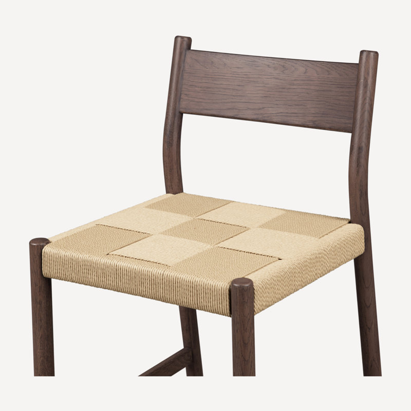 Tabouret de comptoir Enna, Noyer