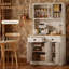 Armoire de cuisine autoportante, cadre décoratif en bois-1824283371
