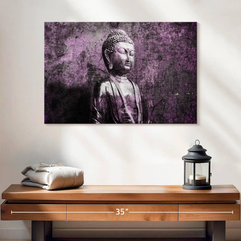 Bouddha éclairé Adella, H 16 po x l 24 po