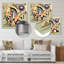 Décoration murale en métal Pastel Art Deco II Mid-Century-87834417
