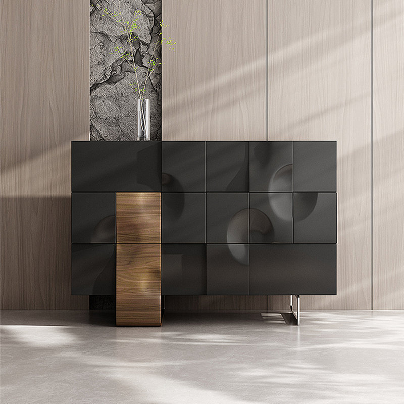 Armoire de rangement et buffet moderne et minimaliste, H 35,43 po x l 55,12 po x P 15,75 po