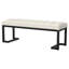 Banc d'appoint capitonné Boucle
