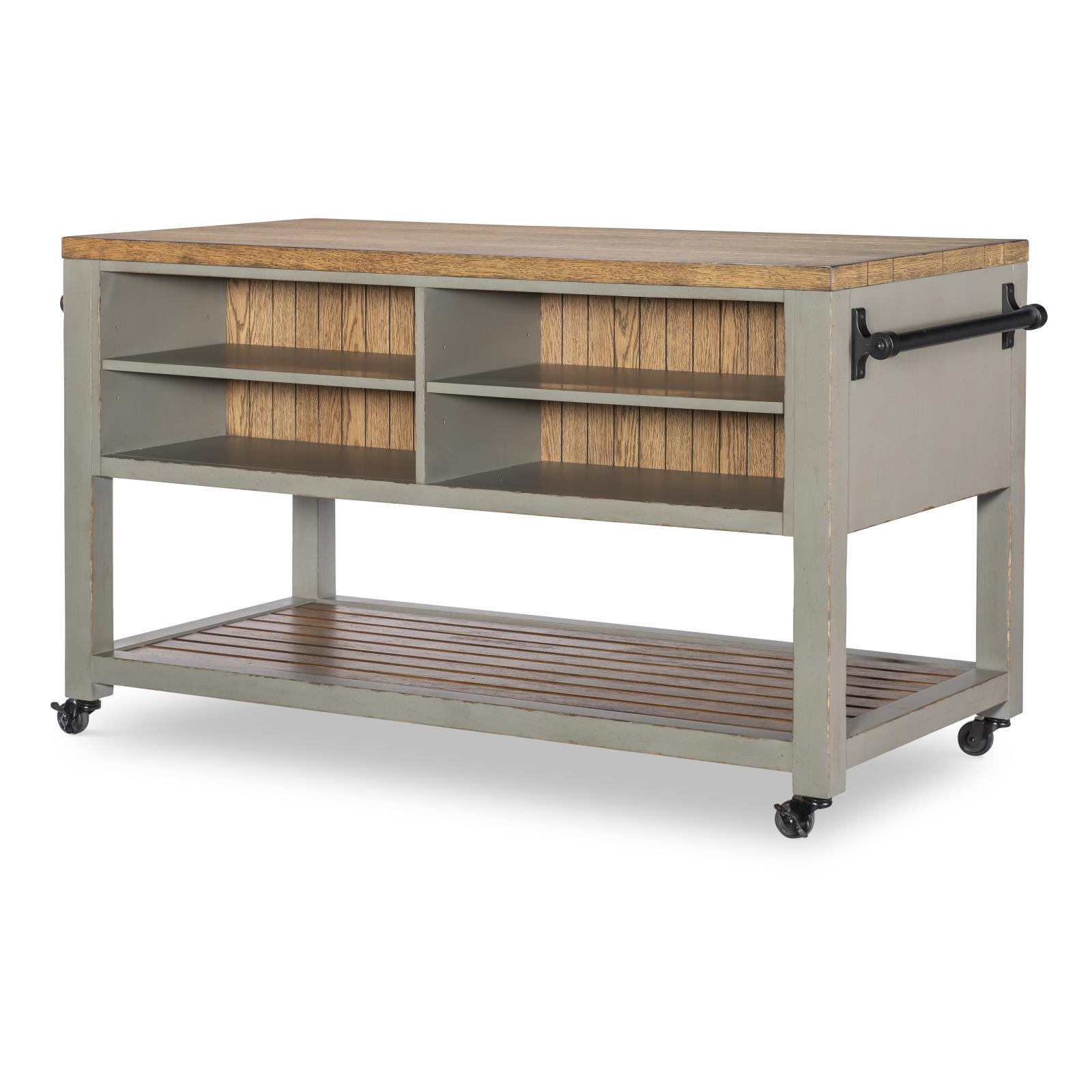 Country Living Kitchen Island, Green