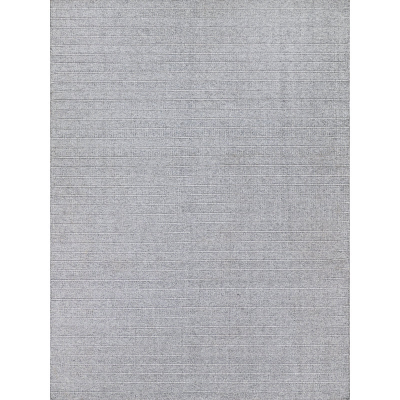Nova Striped Area Rug in Gray, Rectangle 2' x 3'