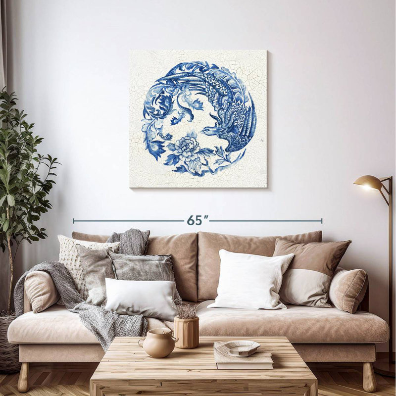 Brampt Chinese Porcelain I, 36" H x 36" W