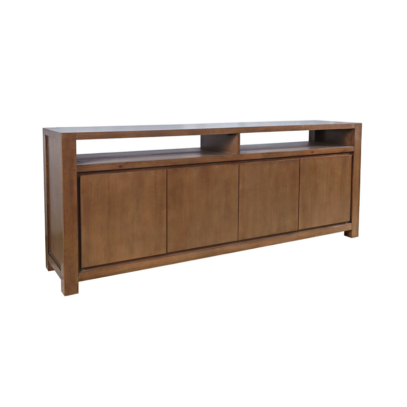Meuble télé 80 po Brownstone, H 32 po x L 80 po x l 18 po, Bois brun
