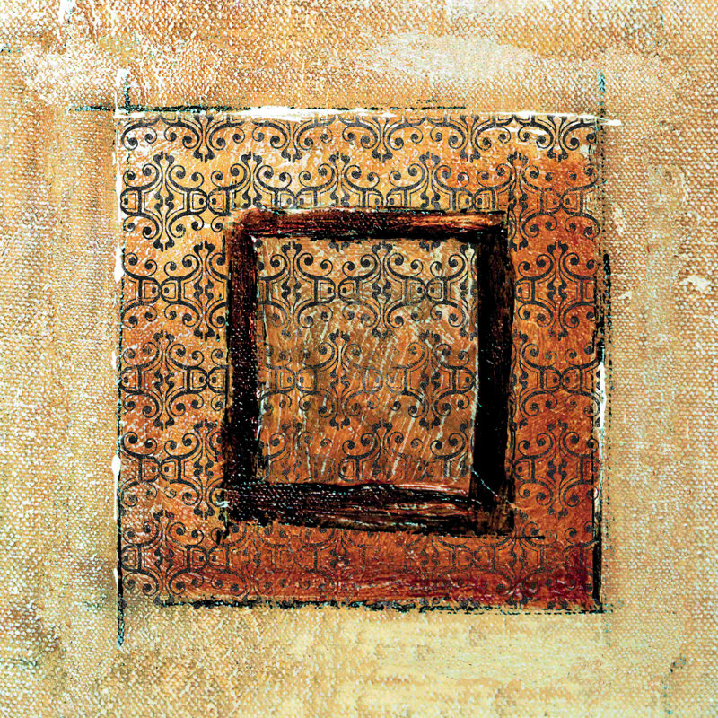 Quadrate 22 - peinture sur toile tendue, H 12 po x l 12 po