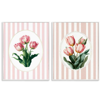 Ensemble de giclée encadrée 2 pièces Blush