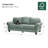 Eugene 81" Traditional Genuine Leather Sofa-2064026878