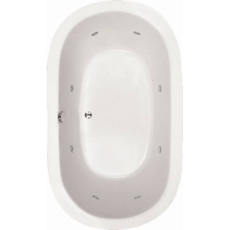 Lorraine 60'' L Bathtub, White, White