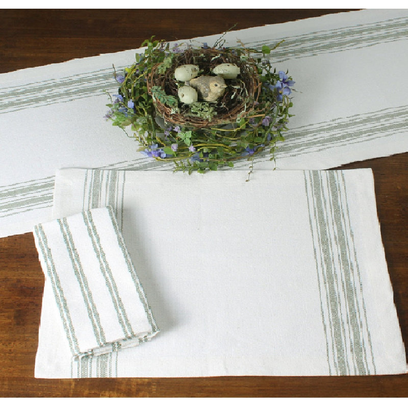 Hranislav Cotton Rectangle Placemat, Sage