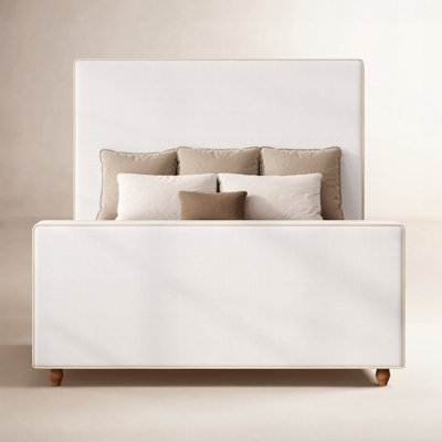 Upholstered Low-Profile Bed