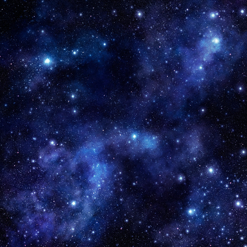 Huge Vibrant Space by Brainmaster - Print, 51cm H x 51cm W