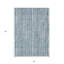 Tapis intérieur lavable rayé ivoire 5 pi x 8 pi