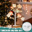 Décorations de Noël Porte-cartes de Noël Arbre de Noël illuminé pour table de Noël, minuterie à piles