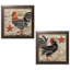 «Farmhouse Kitchen Décor Rooster & Barnstar» par Paul Brent - ensemble de 2 impressions d'art graphique-30050425-30050427