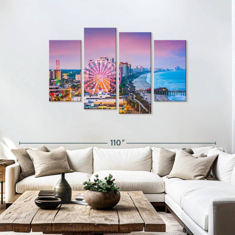 Nicci Dusky Myrtle Beach, 48" H x 75" W