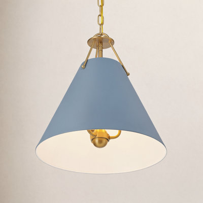 Kinston 3-Light Metal Dimmable Cone Pendant