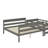 Twin XL Over Queen Bunk Bed With Ladder-613931289