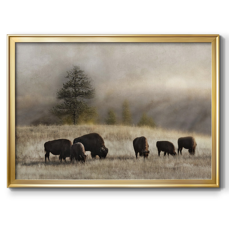 Ridge Ridge Brzing, reproduction d'art sur toile, H 26 po x l 38 po x P 1,5 po, Or