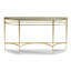 Madeline 60'' W Glass Console Table-51025919