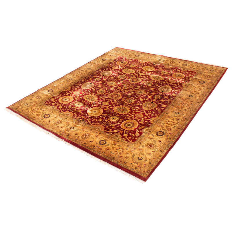 Tapis rouge foncé Finest Agra Jaipur 12 po 1 po x 15 po 1 po