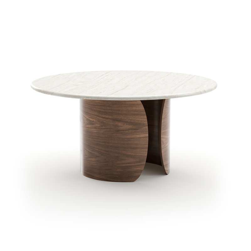 Fleur Round Stone Dining Table
