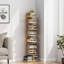 Bibliothèque verticale étroite à 8 niveaux-1871925325