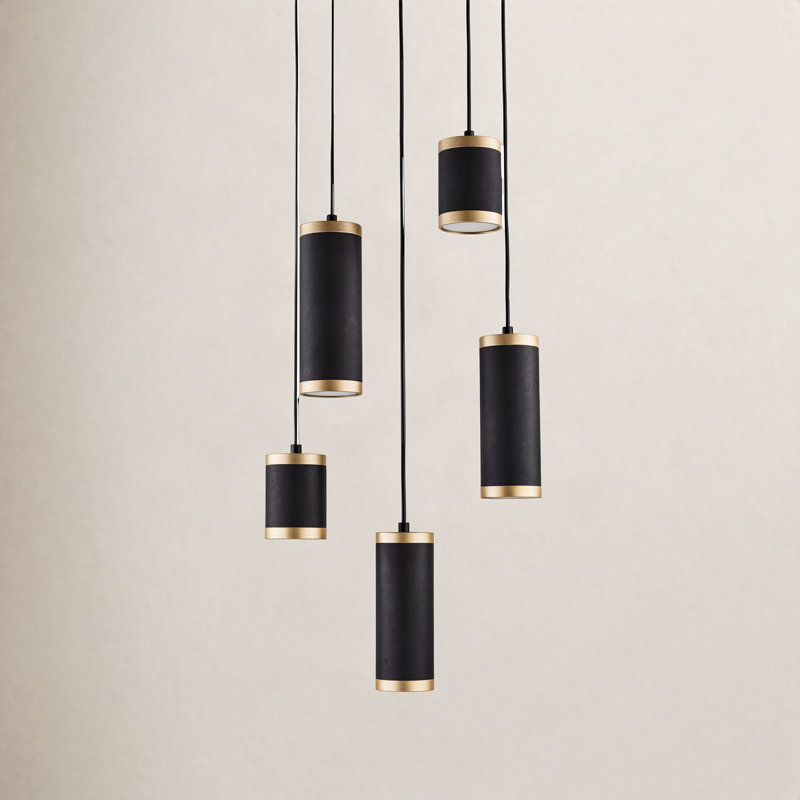 Luminaire suspendu 5 lumières DEL Lynnasia