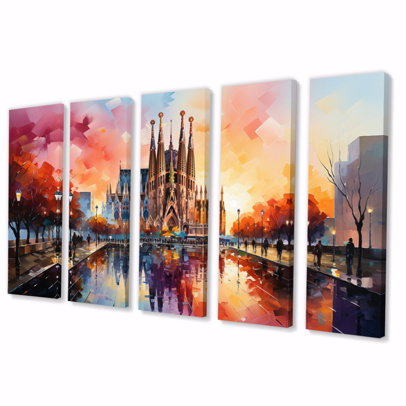 Espagne Sagrada Familia à Barcelone 5 pièces