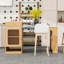 Îlot de cuisine avec table de salle à manger extensible, tablettes réglables et rangement double-face-895513671