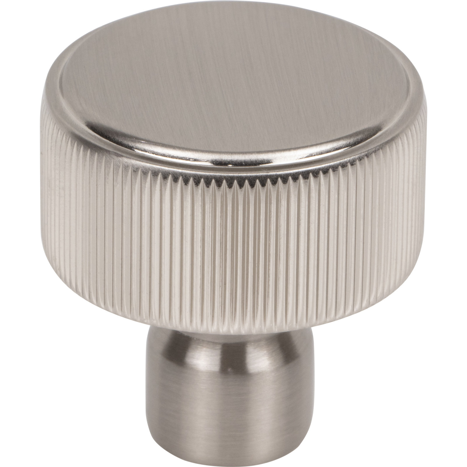 Dempsey Round Knob 1 1/4 Inch, Brushed Satin Nickel