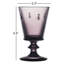 La Rochere Napoleon Bee Aubergine 9 Oz. Wine Glass, Set Of 6.