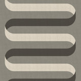 Folding Ribbon - Smoky Umber Wallpaper