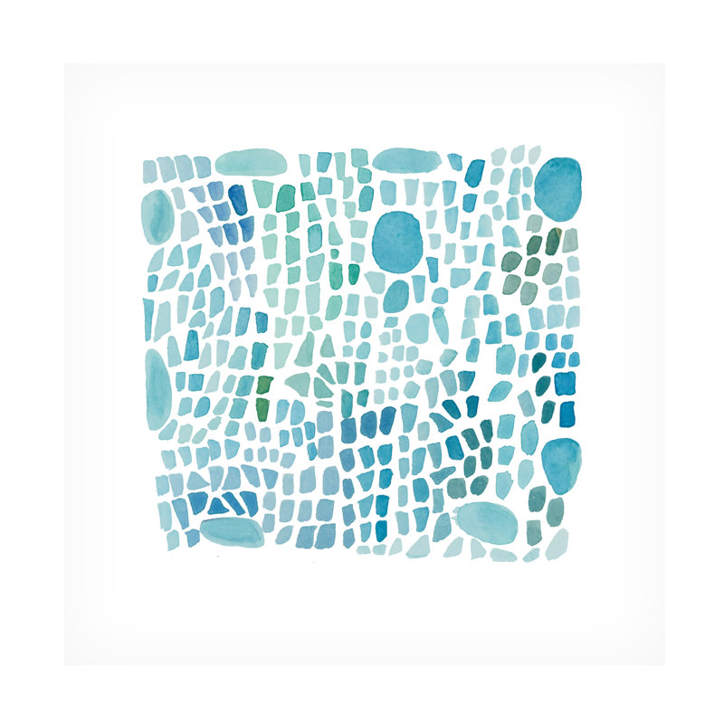 Art sur toile de Louise Van Terheijden, H 14 po x l 14 po x P 2 po