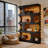 Generous Display Shelves,Contemporary Bookshelf,Freestanding Bookcase