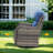 4 - Person Patio Furniture Chair Set With Fire Pit Table, 4 Swivel Glider Chairs With 6-Inch Cushions-203038616-203038619