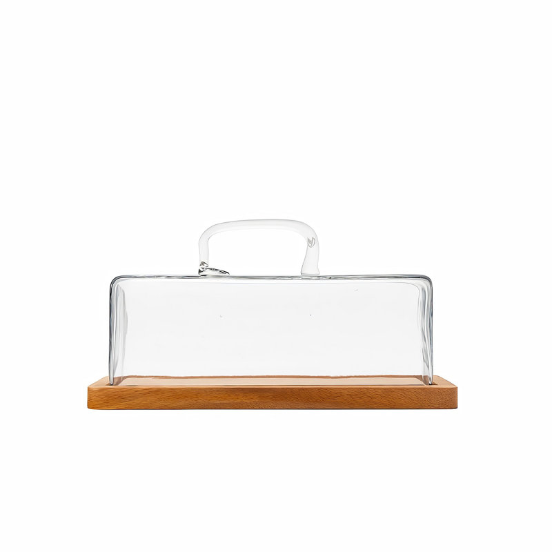 Red Barrel Studio® Glass Butter Dish