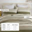 Ensemble de courtepointe 100% coton 98 po x 90 po DDUOXIN - 1 courtepointe avec 2 taies décoratives-117568495-117568494
