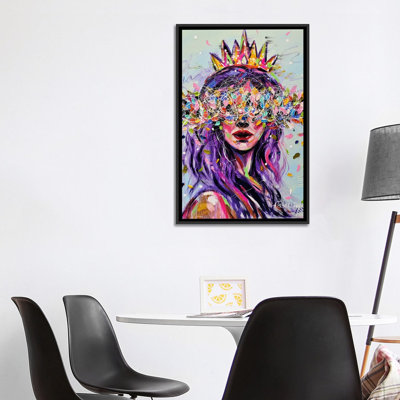 Queen - Colorful Portrait Woman