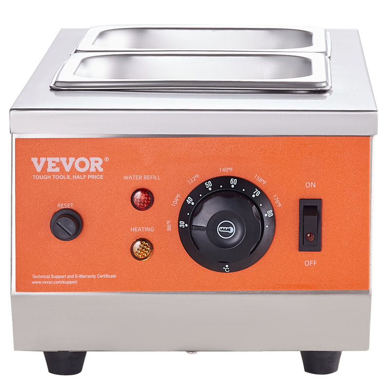 Machine à tremper le chocolat avec cuve 9 lb 2 cuves VEVOR