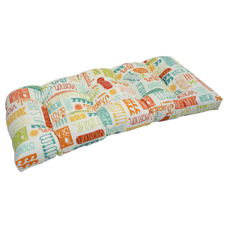 Coussin de siège / banquette capitonné pour intérieur / extérieur
