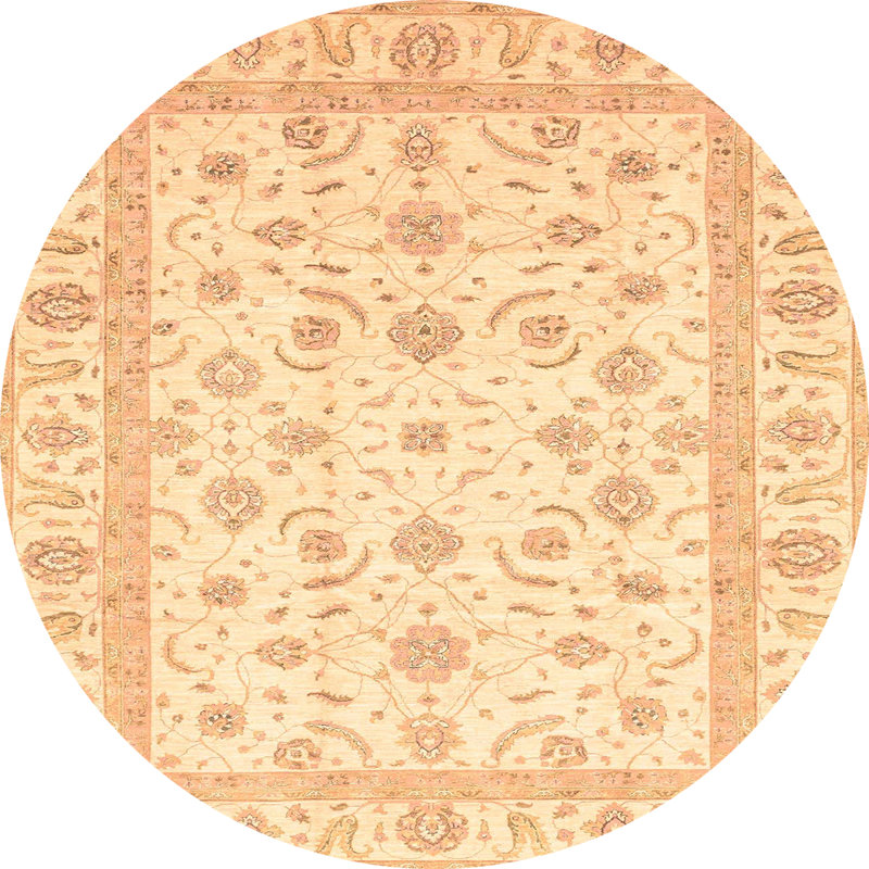 Abstract Indoor Rug, Round 8'