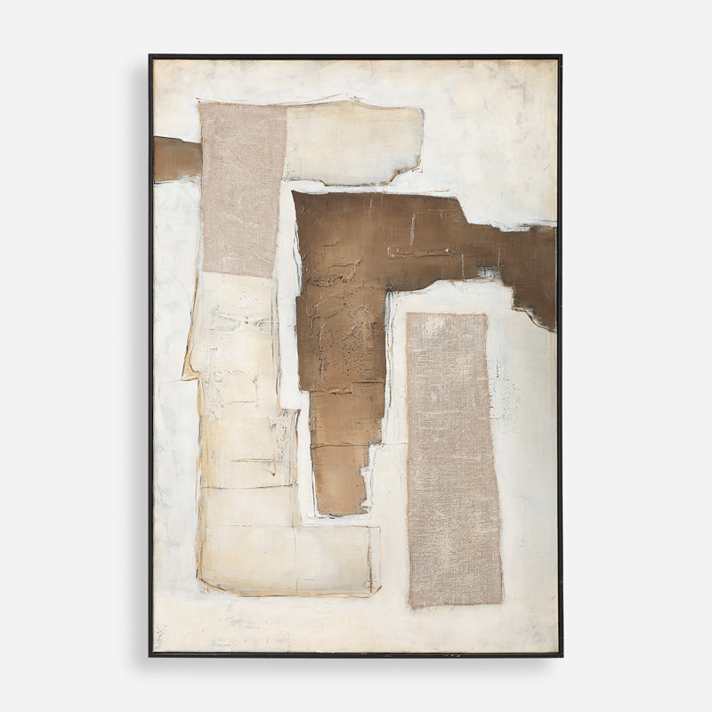 Toile peinte à la main «Uttermost Interférence»
