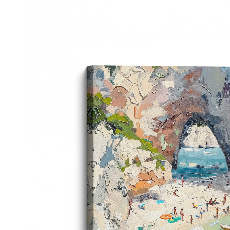 Impression sur toile Azzuro Cove, 8 po x 12 po, Toile tendue