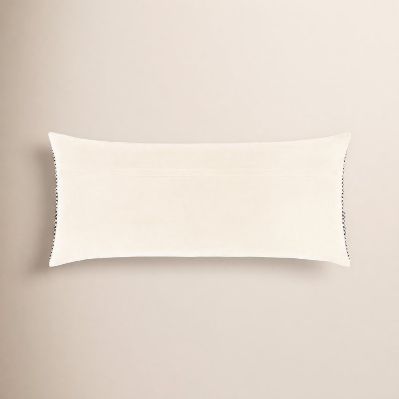 Sefarina Polyester/Polyester Blend / Wool Lumbar Rectangular Pillow, No Fill