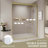 56-60 In. W X 72 In. H Double Sliding Shower Door, Semi-Frameless Bathroom Sliding Door With 1/4" (6Mm) Tempered Glass For Walk-In Shower-125317000